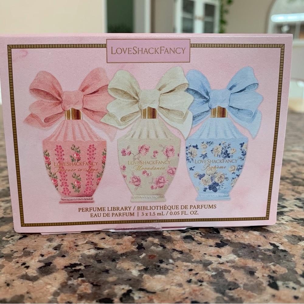 LoveShackFancy Perfume Library samples